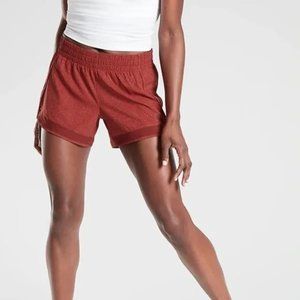 Athleta Red/Orange Athletic Shorts